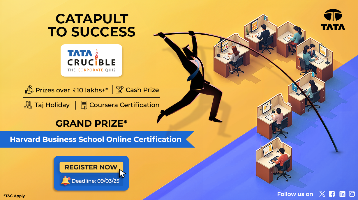 Results For Tata Crucible Campus Quiz India 2024